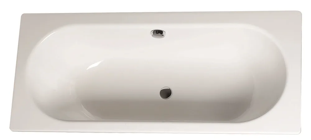 Gustavsberg GB2116030100 Duobadkar med bottenventil, 700x1600 mm