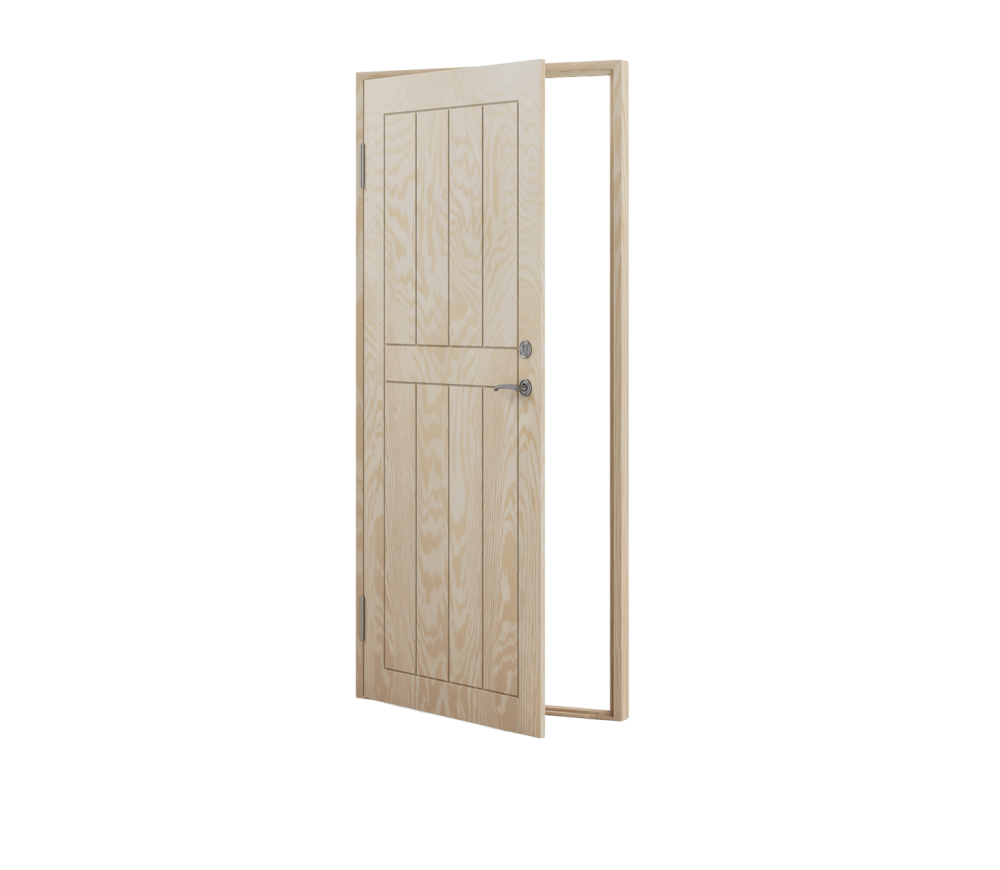 KALLFÖRRÅDSDÖRR 90X200 H CELLO OBEHANDLAD