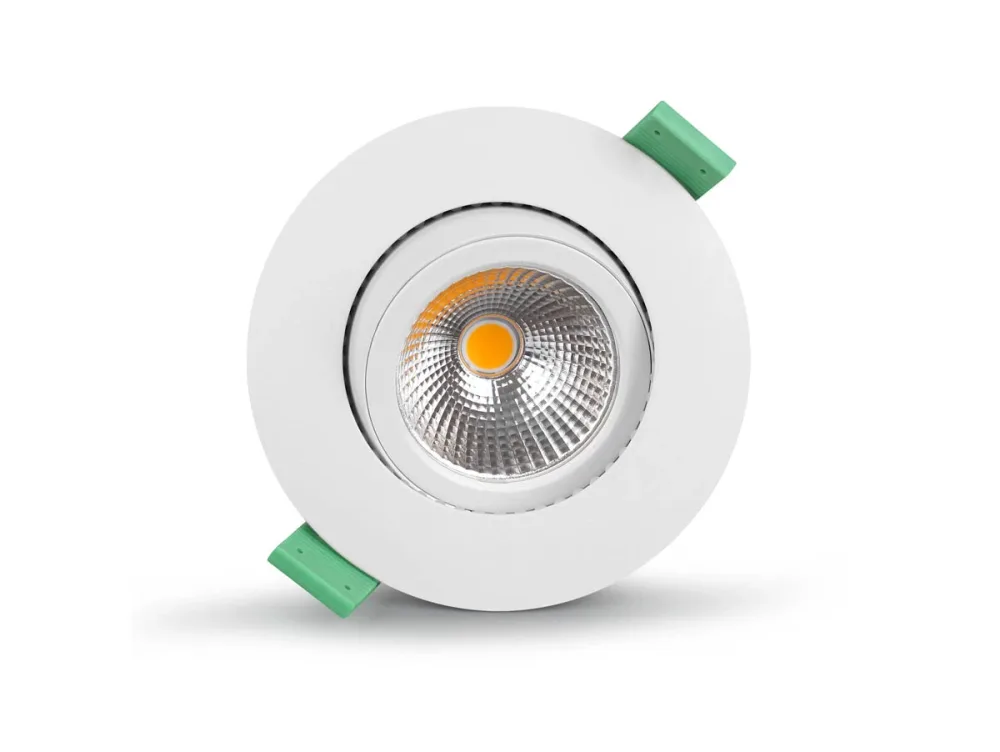Downlight Lisa 3000k Aluminium Vit, 3st