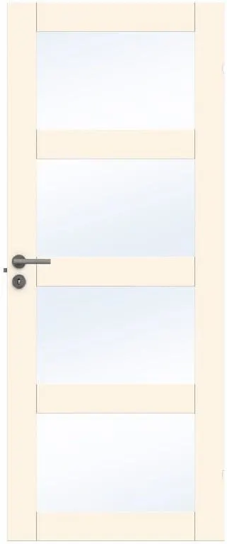 Swedoor Unique GW 04L Innerdörr vitpigmenterad ek 825x1940 mm