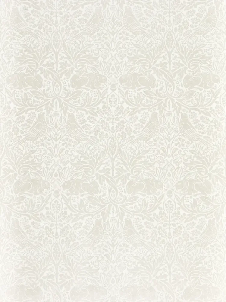 Morris & Co - Pure Brer Rabbit White Cl Pure Morris North Wallpap