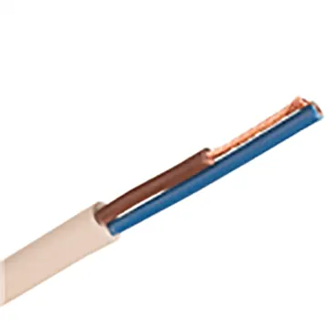 Nexans SKK Anslutningskabel 1 m, 2x0.75 mm² Vit