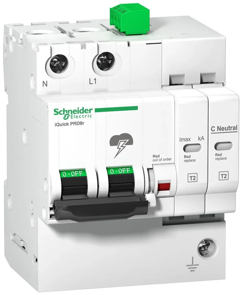 Schneider Electric A9L16294 Överspänningsskydd Quick PRD 40R, typ 2 3P+N