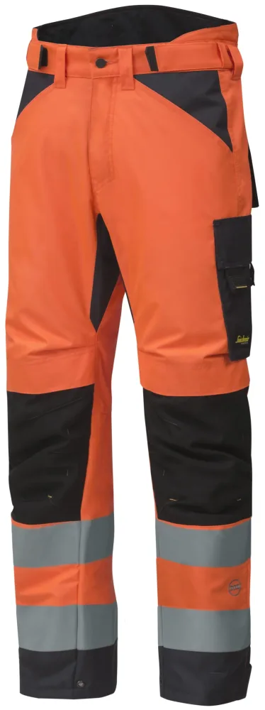 Snickers Workwear 6639 AllroundWork Vinterbyxa varsel, gul, lång storlek Varsel, Gul