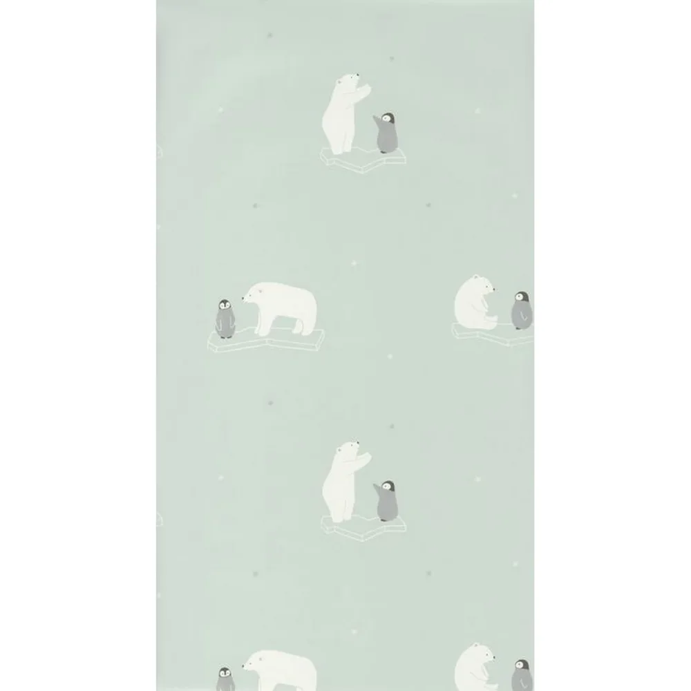 Happy Dreams Polar Bear Bleu Hpdm82826126 Tapet | Stuvbutiken