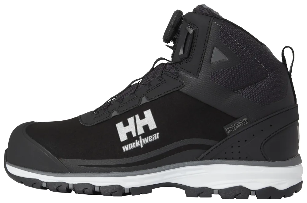 Helly Hansen Workwear Chelsea Evolution 2 Skyddskänga mid, svart, BOA, S3, HT wide 37