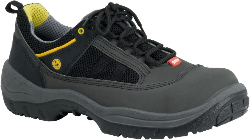 Jalas 3110 Light Grip Skyddssko S2, aluminiumhätta, svart/gul 39