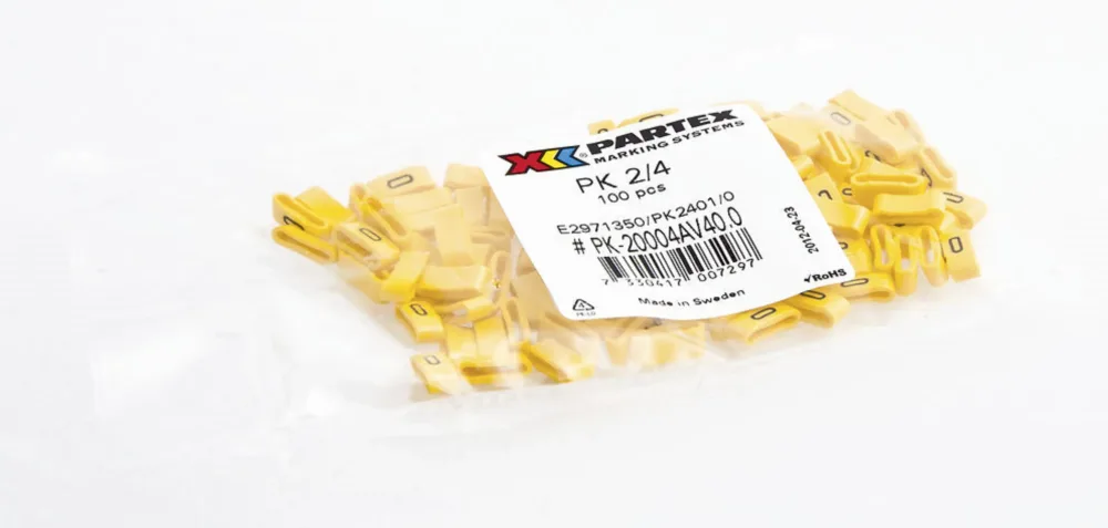Partex PA3401/L2 Kabelmärkning L1-L3, Ø8-16 mm, 20-pack L2