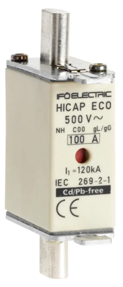 Ifö Electric Eco gG Knivsäkring 500V, strl 000 80A, 3-pack