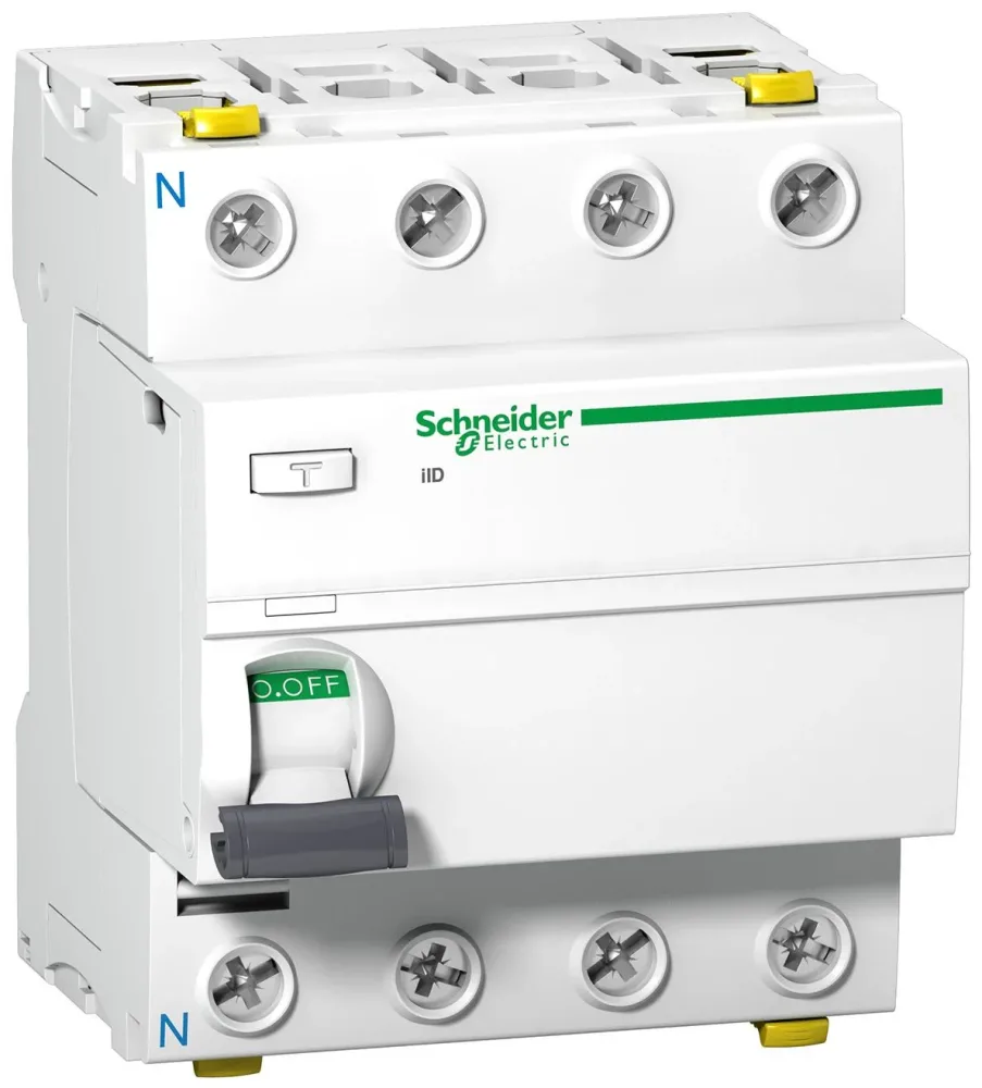 Schneider Electric Acti 9 iID Jordfelsbrytare A, 4-polig 40A, 30mA