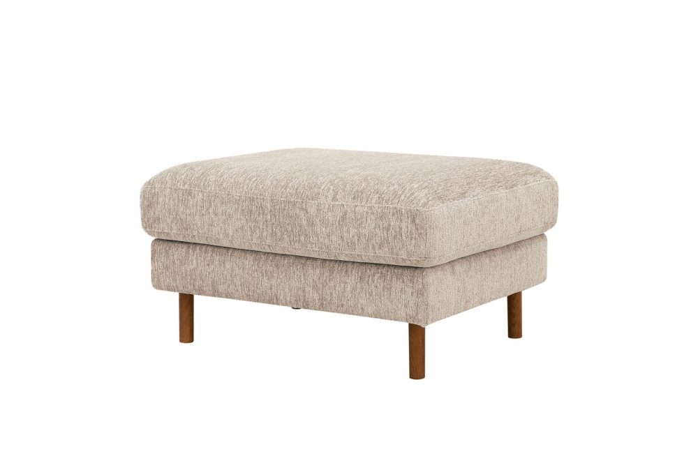 Scandi Fotpall i Chenille