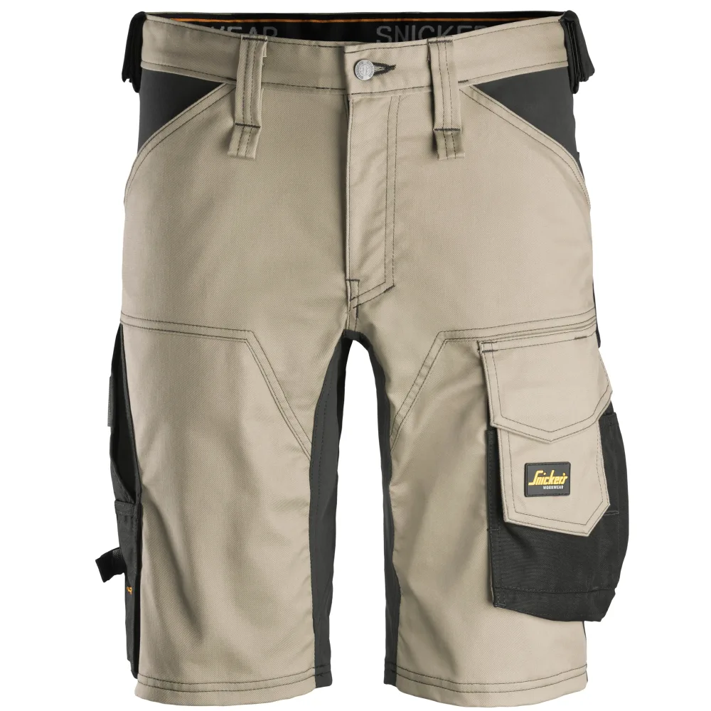 Snickers Workwear 6143 AllroundWork Shorts skogsgrön/svart Skogsgrön/Svart