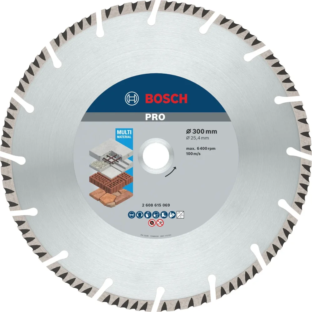 Bosch PRO Multi Material 2608615069 Diamantkapskiva 300x25,4 mm