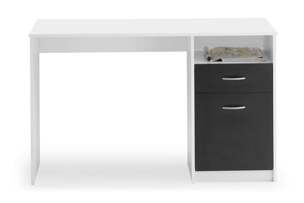 Jackson Skrivbord 123 cm med Förvaring Hylla + Låda + Skåp