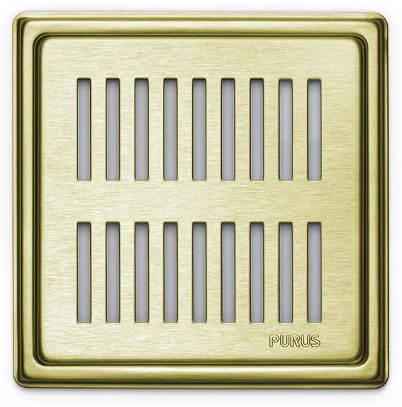 Purus Rib Klinkerram 154x154x6 mm Brons