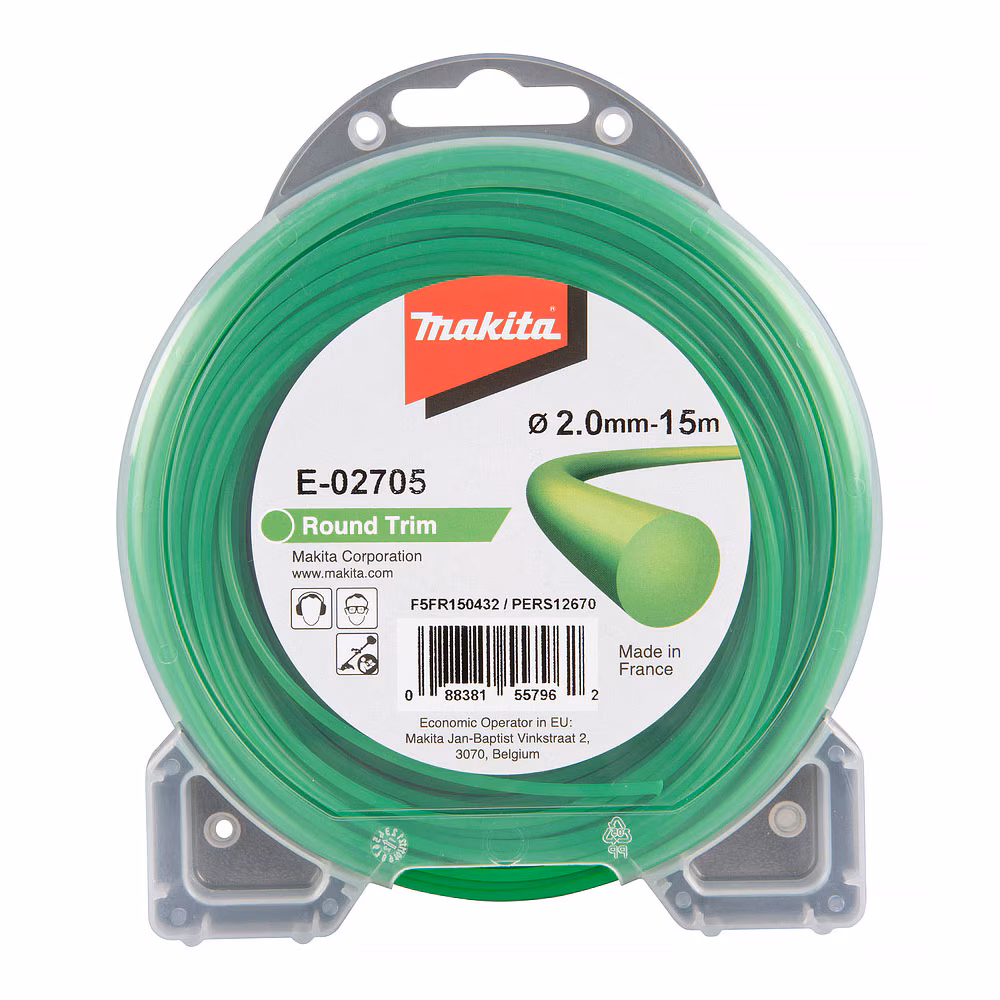 Kjøp Makita Trimmetråd E-02705, Nylon, 2 mm x 15 m