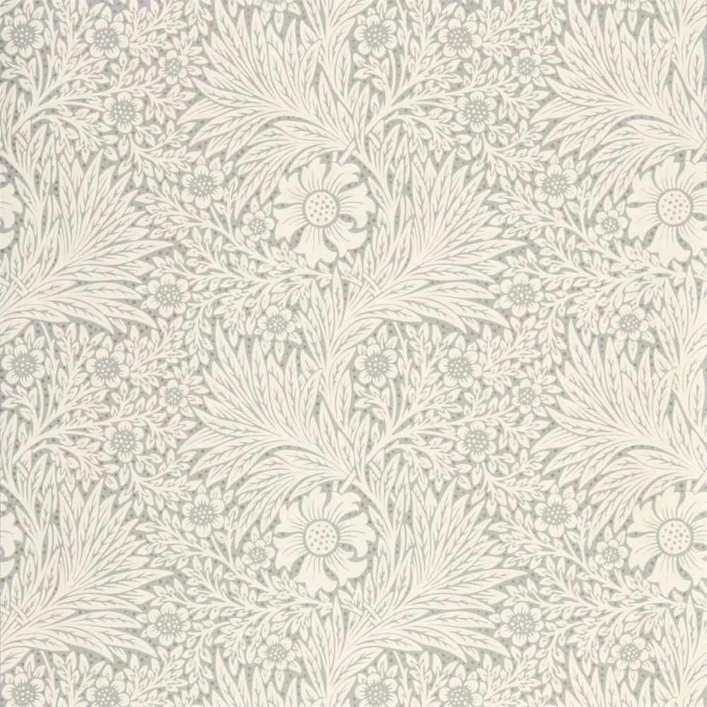Pure Morris North Marigold Cloud Grey Dmpn216536 Grå Tapet | Stuvbutiken