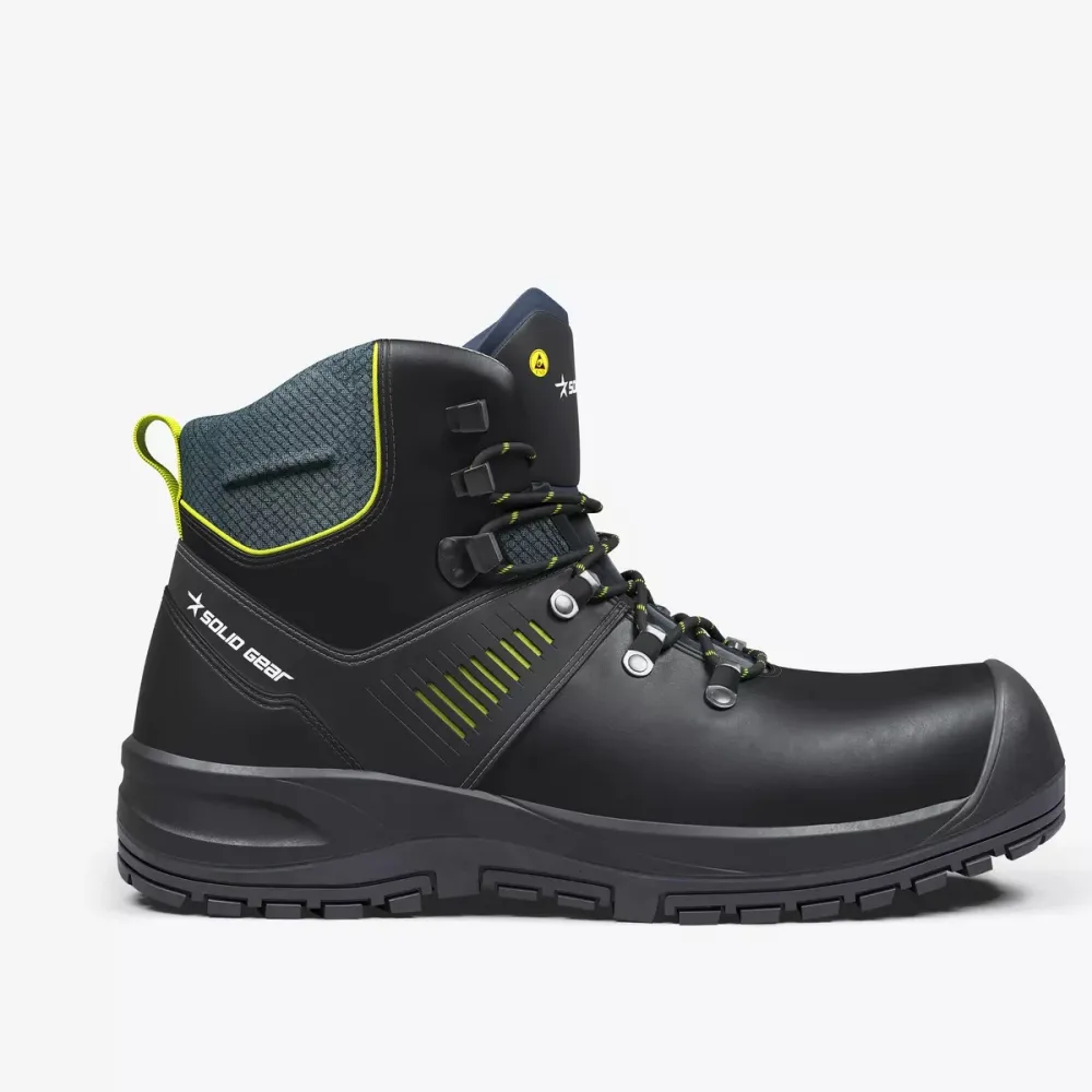 Solid Gear Ion Mid Skyddskänga S3L, ESD, svart 37