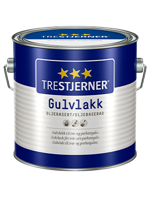 TreStjerner Golvlack Oljebaserad Silkesmatt - 3L