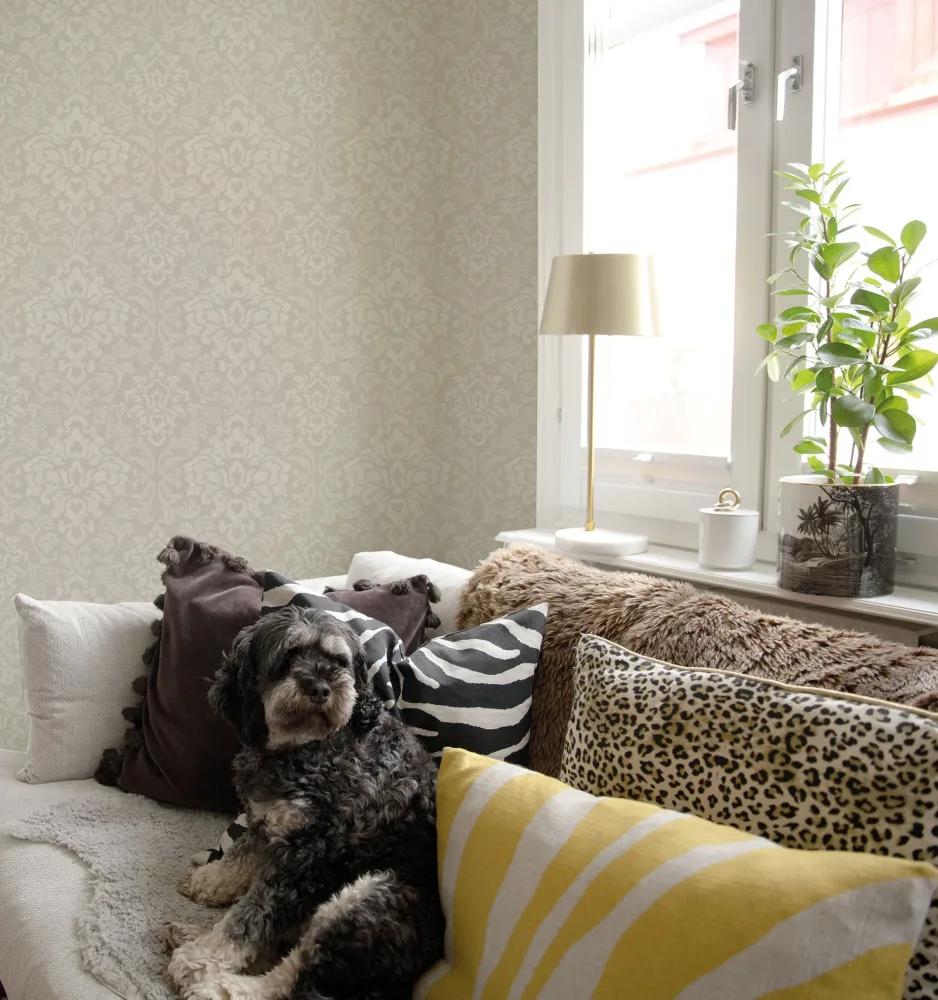 Fiona Walldesign Home NW 201102 Tapet Boutique Grå