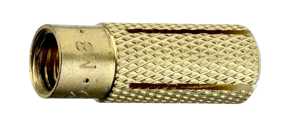 Sormat MSA Mässingsankare M8, 30 mm, 10-pack