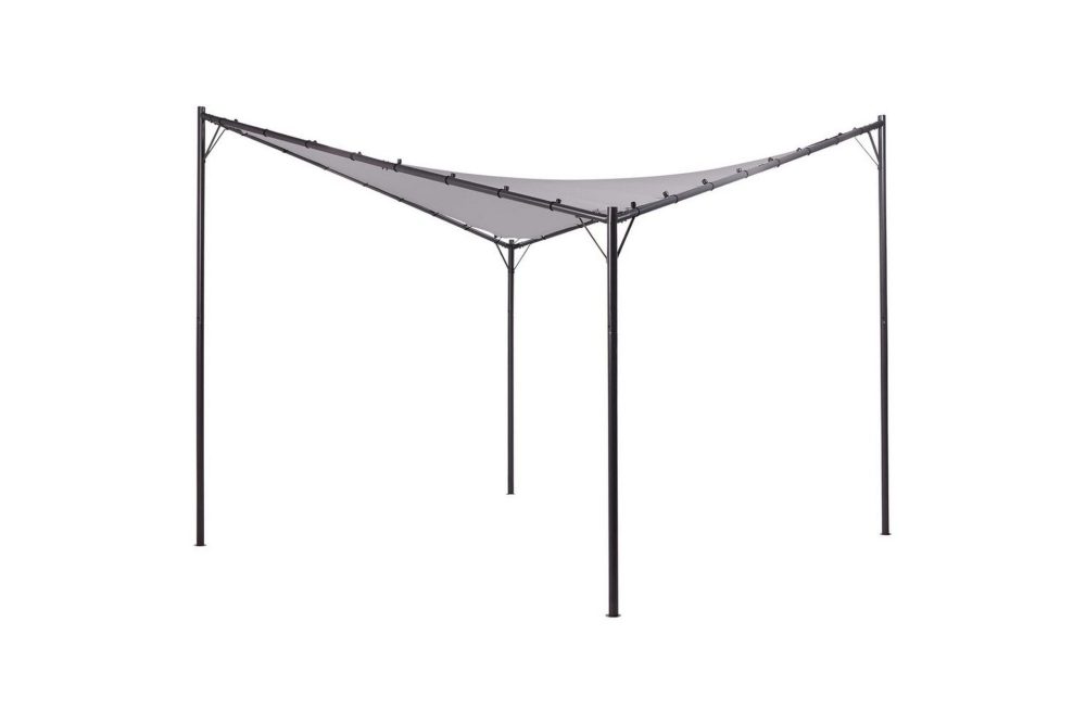 Trädgårdspergola Aventine Grå/svart