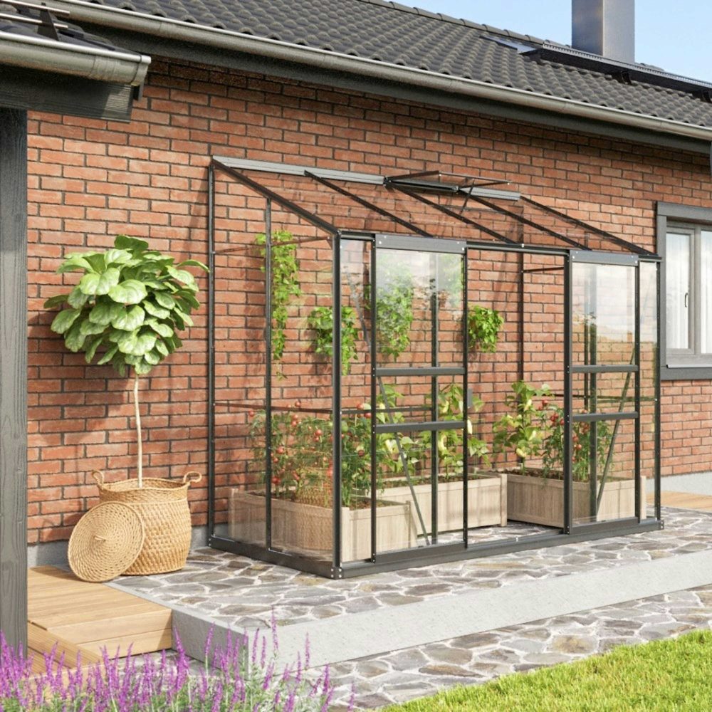 Vitavia Ida 3300 Växthus Glas med sockel - 3,3 m2 Finns i flera färger