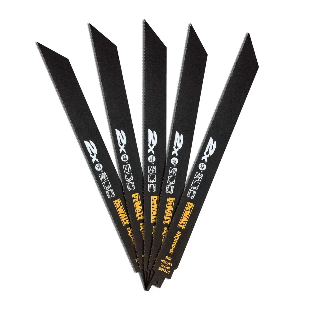 Dewalt DT2409L-QZ Tigersågblad 14/18 TPI, 5-pack