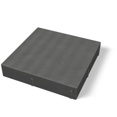 MARKPLATTA BENDERS SINUS STARK FASAD, SVART S 350X350X60/65MM