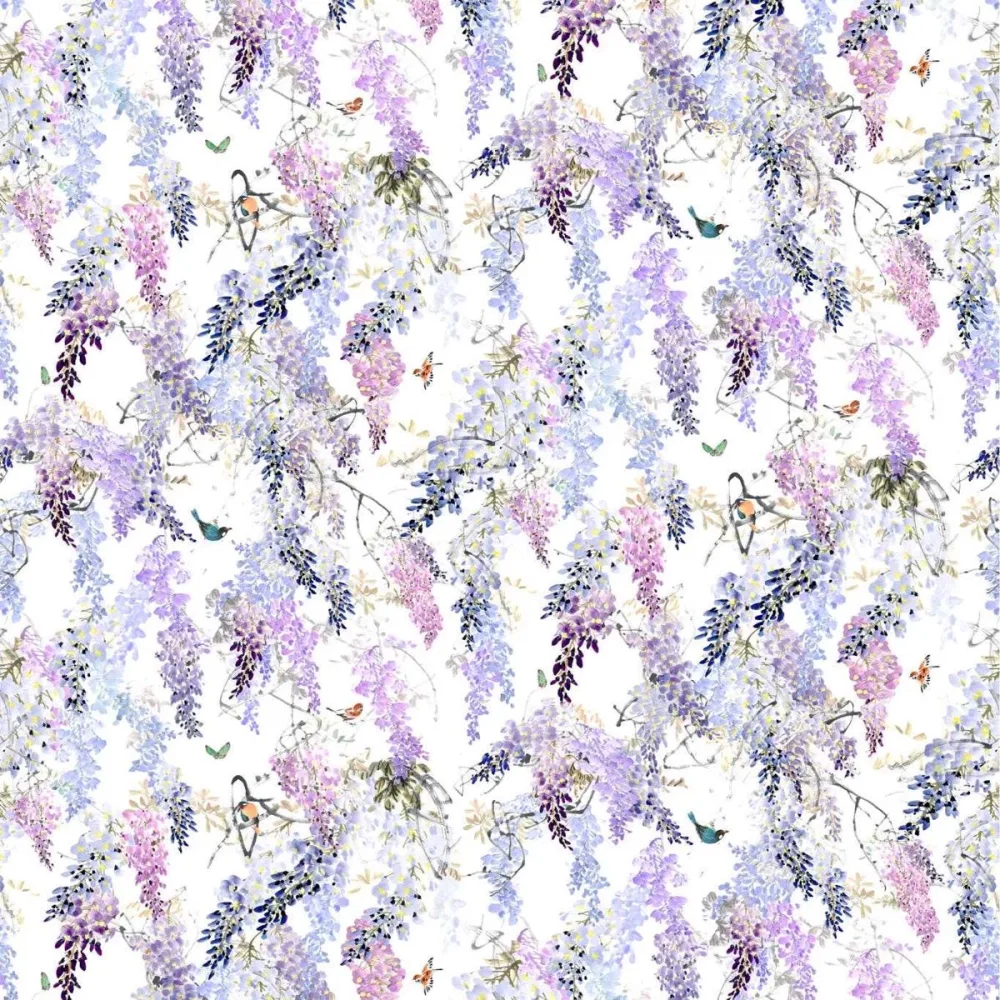 Curios Wisteria Falls Lilac Dbow217467 Tapet | Stuvbutiken
