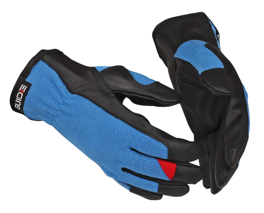 Guide Gloves 766 Handske syntet, bomull, förstärkt finger 8