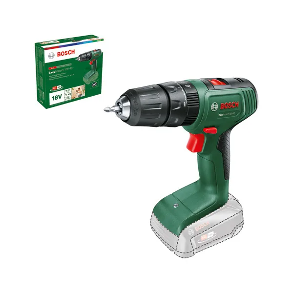 Bosch EASYIMPACT 18V-40 SOLO Slagborrmaskin utan batteri och laddare