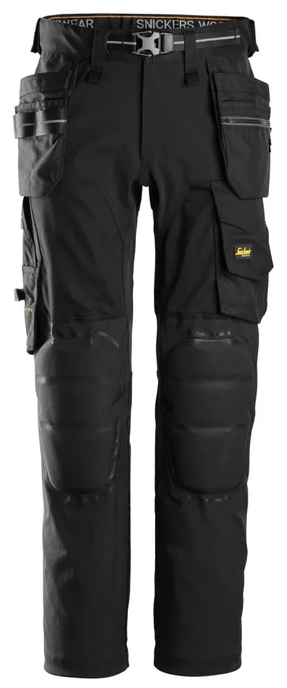 Snickers Workwear 6590-0404 AllroundWork Arbetsbyxa svart, stretch 60