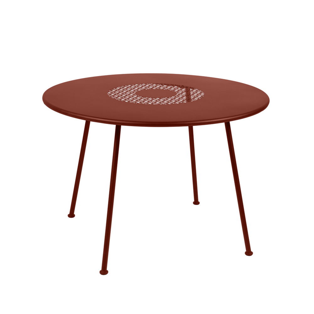 Lorette bord, Red ochre (röd), ø110 cm