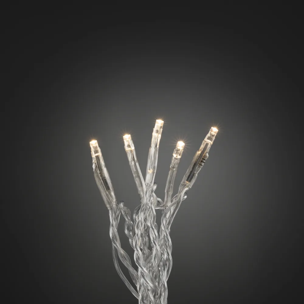 Konstsmide 6355-123 Ljusslinga varmvita, transparent kabel 13.93 m - Bild 2