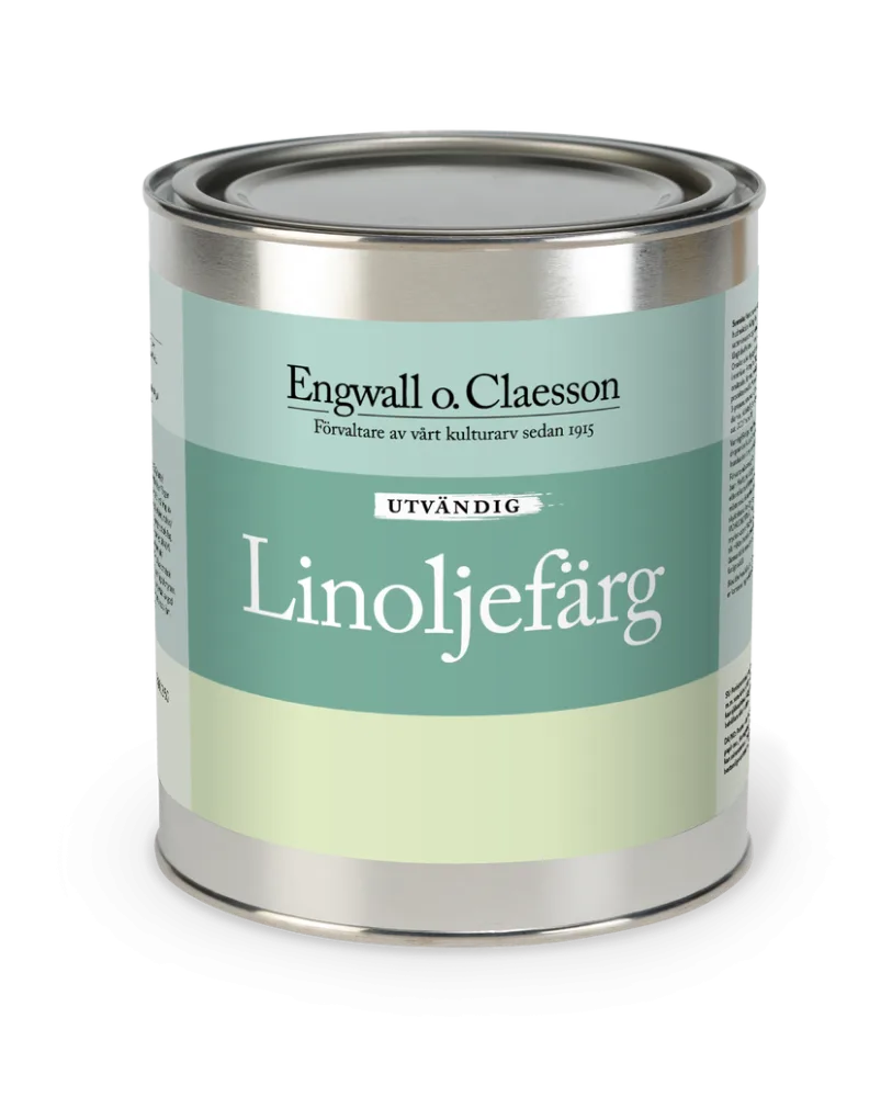 Linoljefärg utvändig 1 L Kromoxidgrön 1A-83