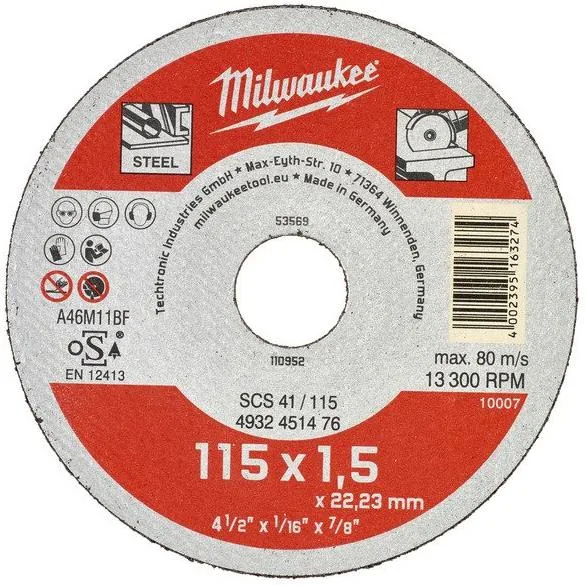 Milwaukee SCS 41 Contractor Kapskiva 115x1,5mm - Bild 2