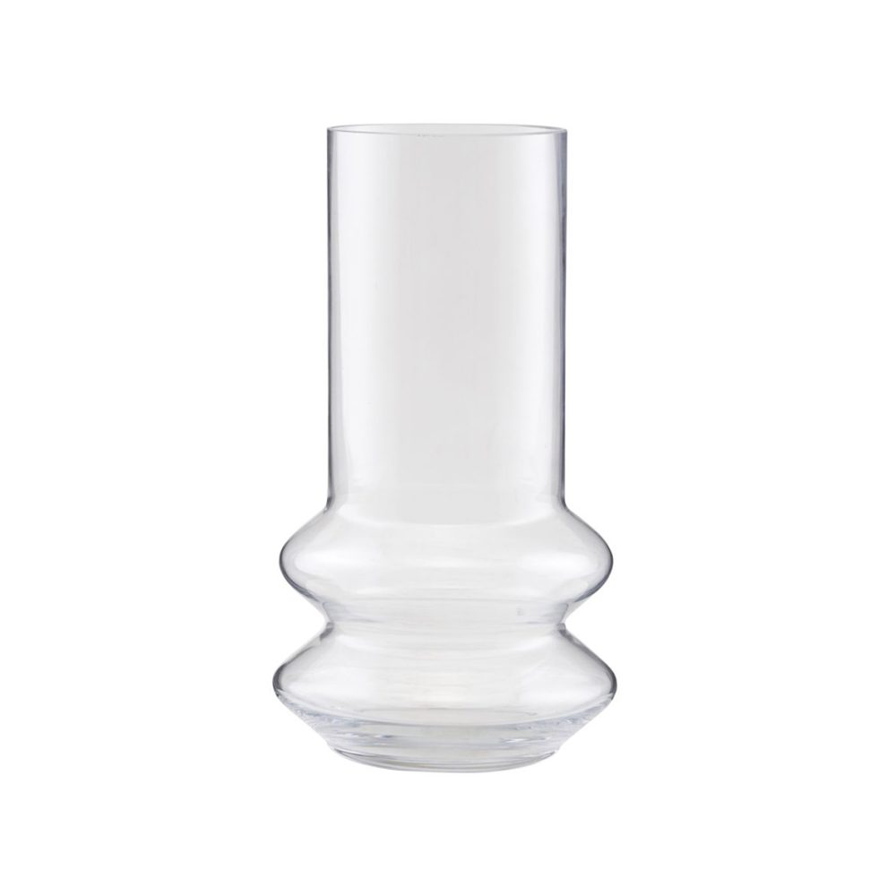 Forms vas 24 cm, Klarglas