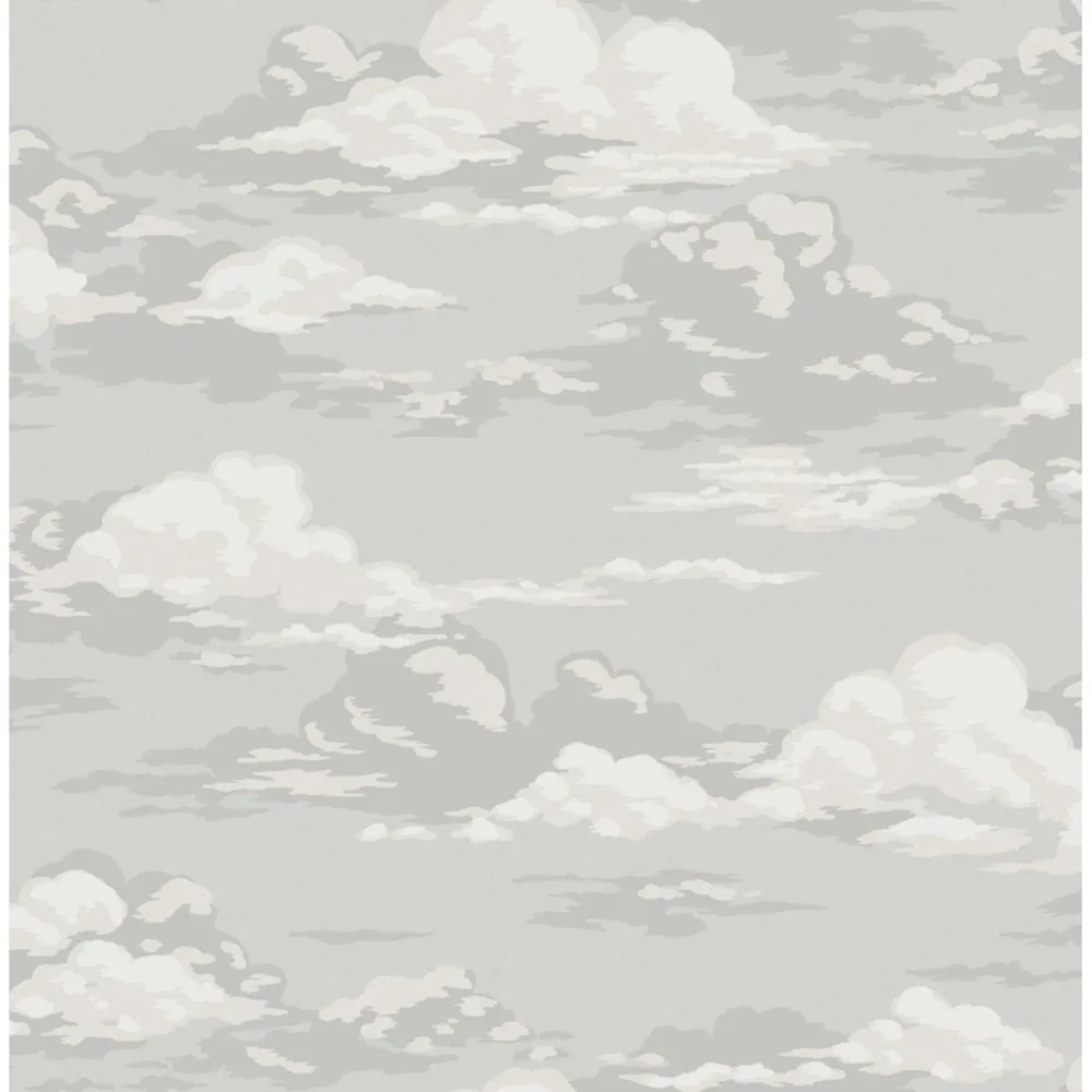 Ashdown Cumulus M1810 Vit Tapet | Stuvbutiken