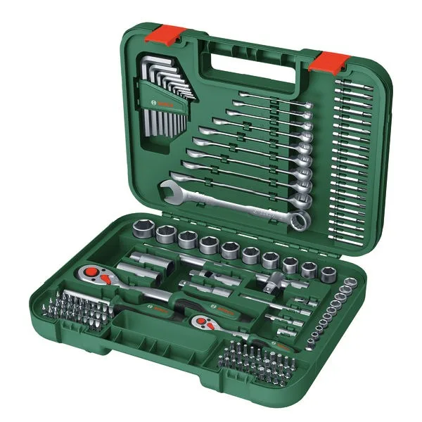 Bosch DIY 1600A02Z9B Hylsnyckelsats 132 delar