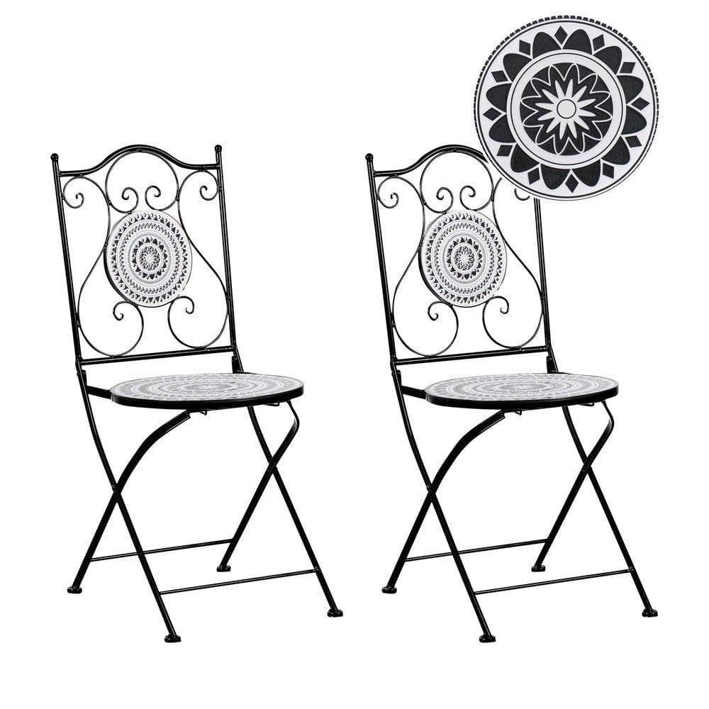 Trädgårdsstol Comiso 2-pack