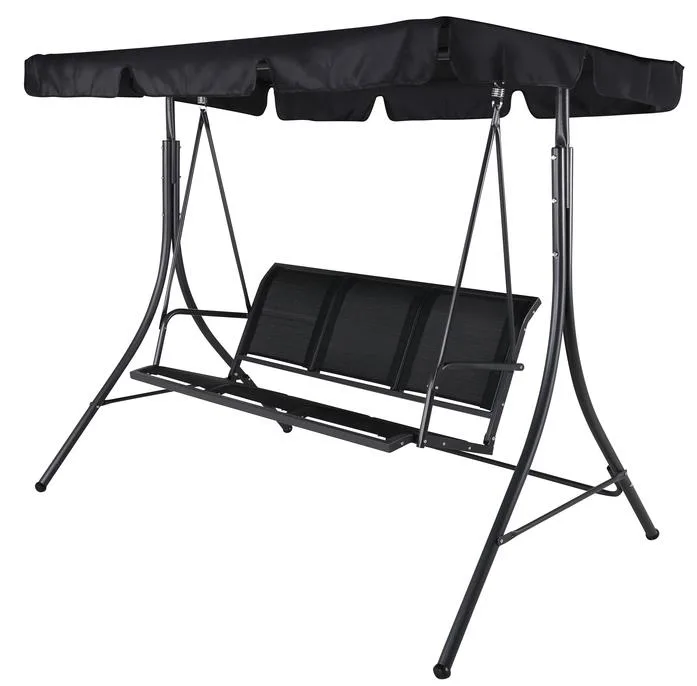 Venture Home Montreal 1017-408 Hammock svart, 3-sitsig