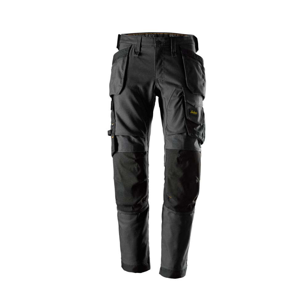 STRETCHBYXA CANVAS AW HF STÅLGRÅ/SVART STL 154