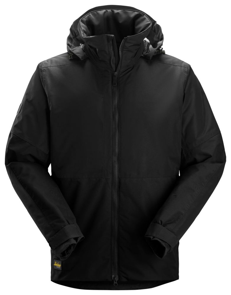 VINTERJACKA SNICKERS WORKWEAR FODRAD AW WP, SVART STL M
