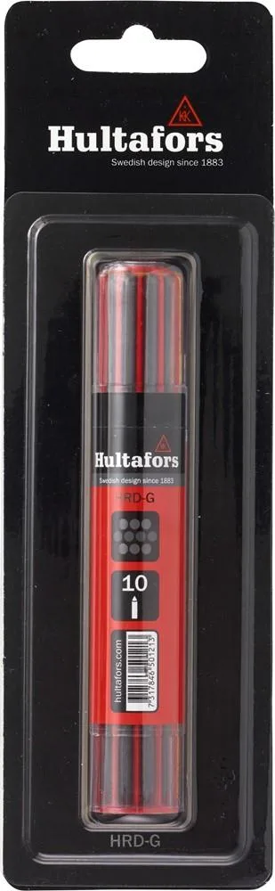 Hultafors HRD-GRÅ Refill Grafit/röd/gul