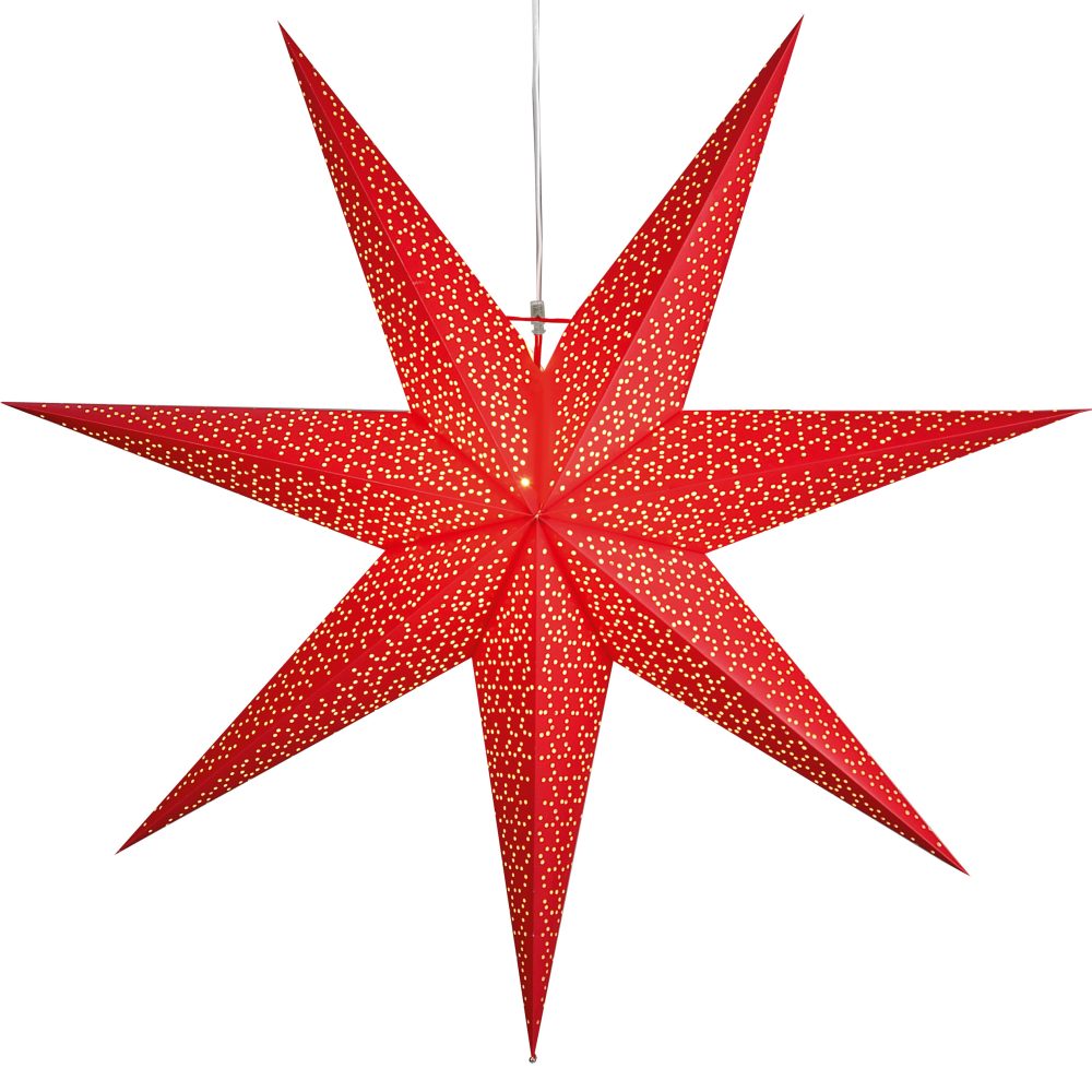 Dot adventsstjärna 100 cm, Röd