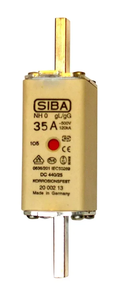 SIBA 2000213.63 Knivsäkring NH0, gL/gG 63 A