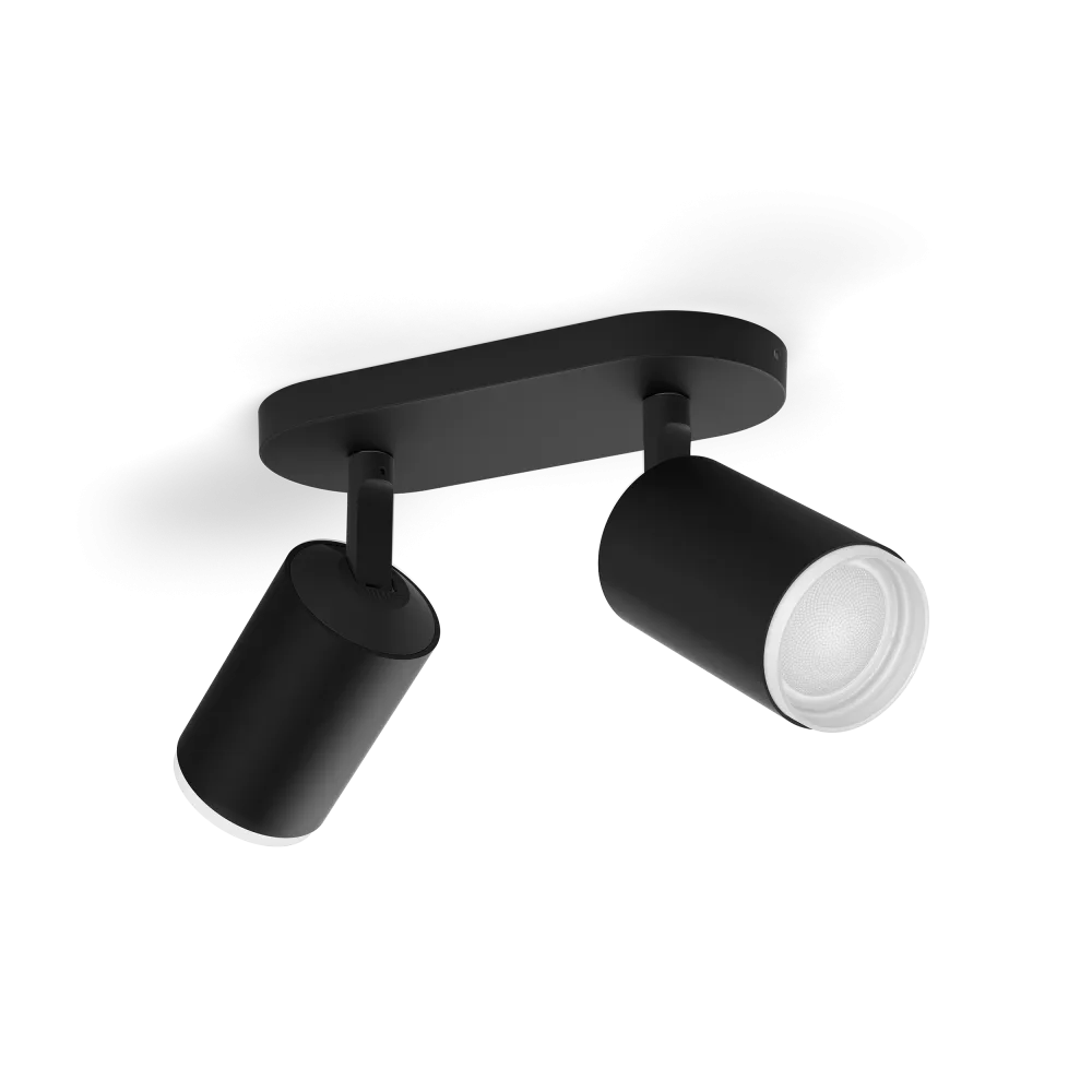 Philips Hue Fugato 929003810001 Spotlight Svart
