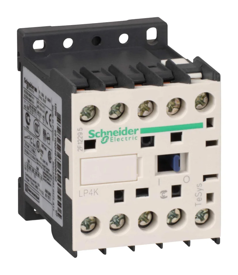 Schneider Electric LP4K0601BW3 Kontaktor 3 slutande, 2,2 kW, 24 V DC 1 öppnande hjälpkontakt