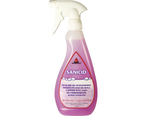 BADRUMSRENGÖRING SANICID 500ML DECINFICERANDE